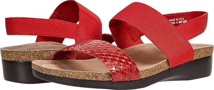 Munro Pisces Women's Sandals Red Woven : 6.5 M (B), Leather