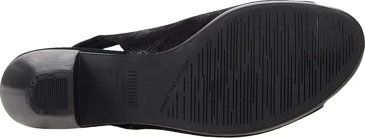 Munro Rochelle Women's Shoes Black Shimmer Suede : 5.5 M (B) - Image 3