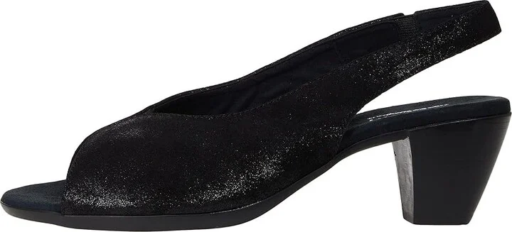 Munro Rochelle Women's Shoes Black Shimmer Suede : 5.5 M (B) - Image 6