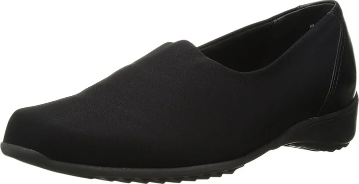 Munro Traveler Women's Slip on Shoes Black Stretch Fabric : 5.5 M (B), Leather/Textile - Image 2