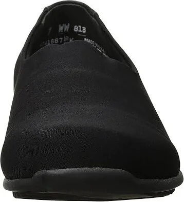 Munro Traveler Women's Slip on Shoes Black Stretch Fabric : 5.5 M (B), Leather/Textile - Image 6