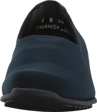 Munro Traveler Women's Slip on Shoes Navy Stretch Fabric : 5 W (D), Leather/Textile - Image 6
