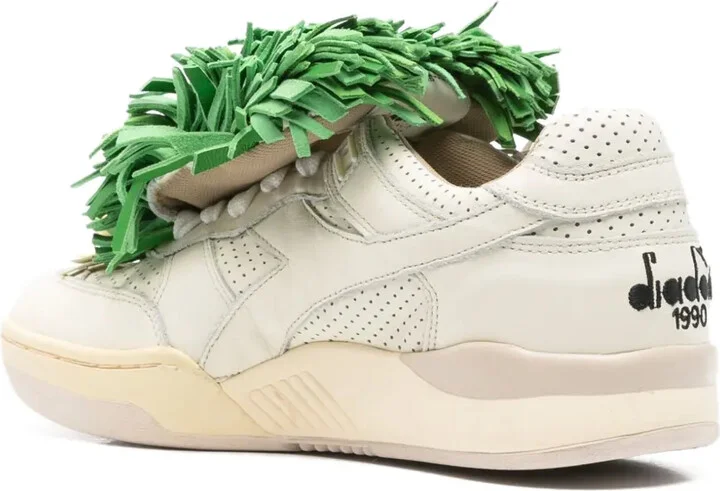Muppet fringed leather sneakers - Image 3