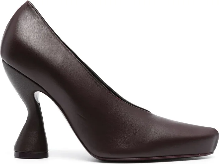 Muse 105mm leather pumps