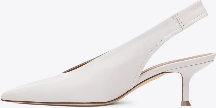 Muse 45 Nappa Leather Slingback Pumps - Image 2