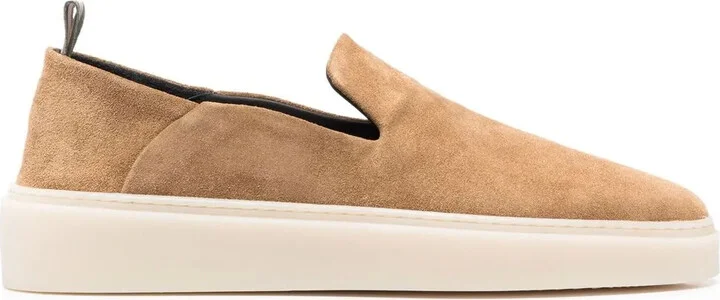 Muskrat 107 slip-on suede sneakers