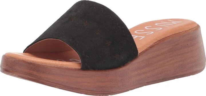 Musse & Cloud mens Mimi Platform wedge slip on sandal