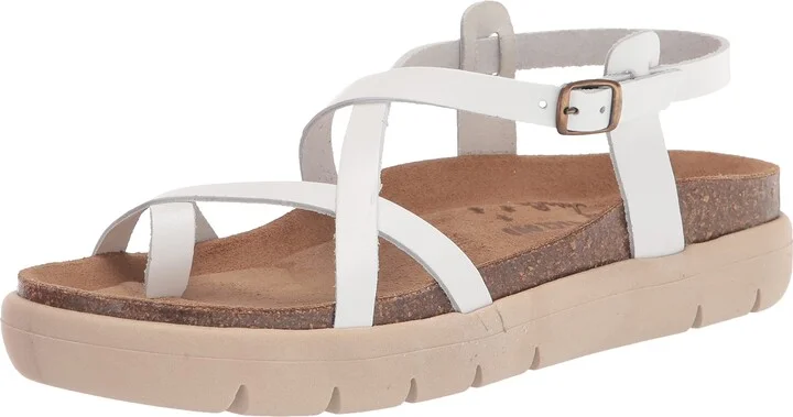 Musse & Cloud Women's Footbed Sandal Thong Wedge