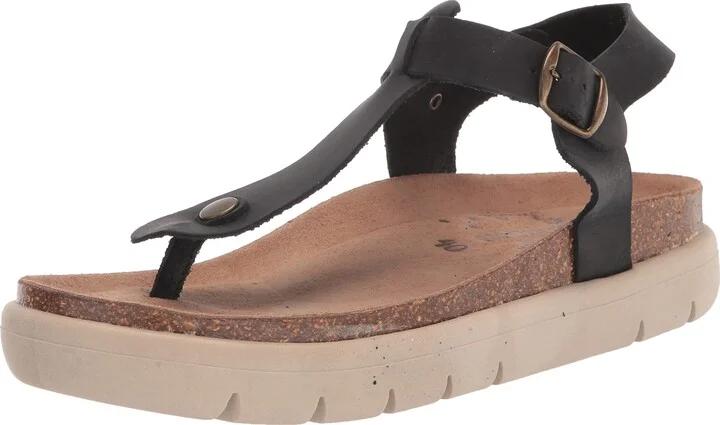 Musse & Cloud womens Footbed Thong Wedge Sandal
