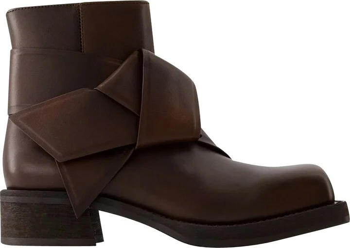 Musubi W Boots - Acne Studios - Leather - Dark Brown