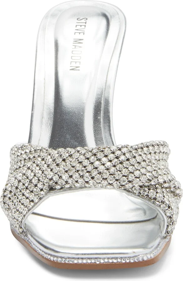 MVP Rhinestone Twist Stiletto Sandal - Image 3