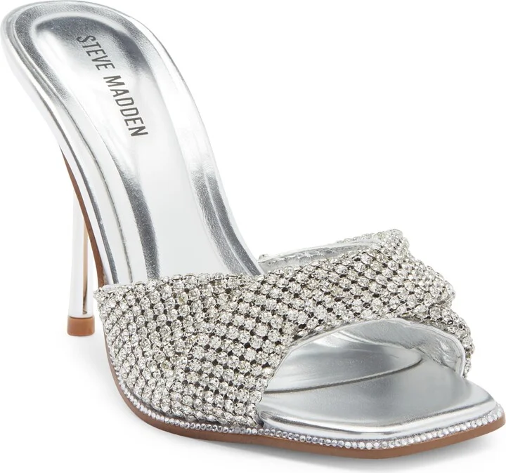 MVP Rhinestone Twist Stiletto Sandal