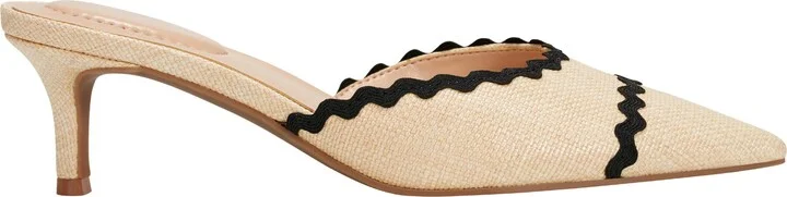 My My Scalloped Kitten Heel Pump - Image 2