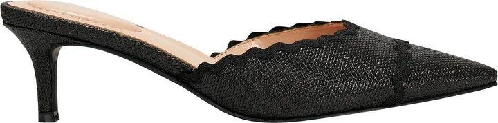 My My Scalloped Kitten Heel Pump - Image 9