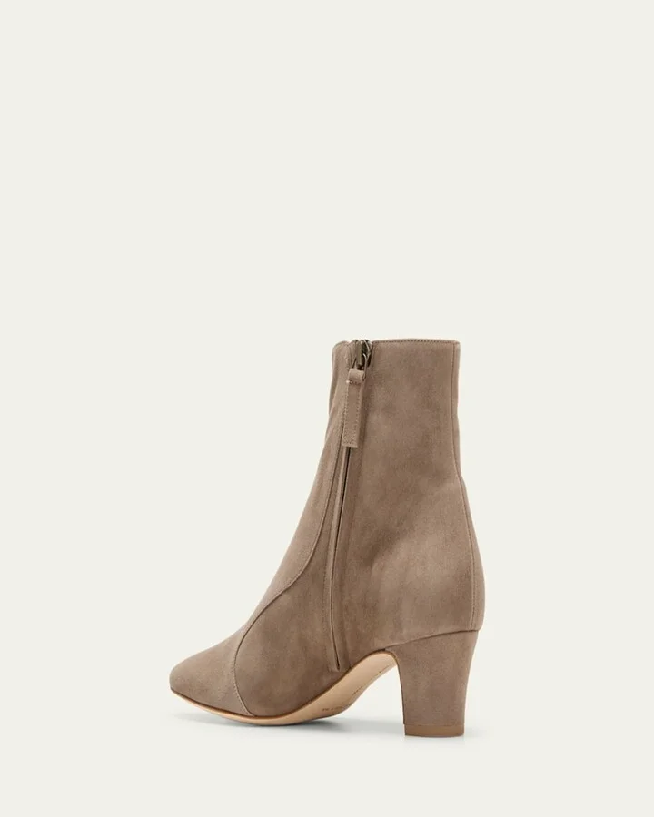 Myconia Suede Ankle Booties - Image 6