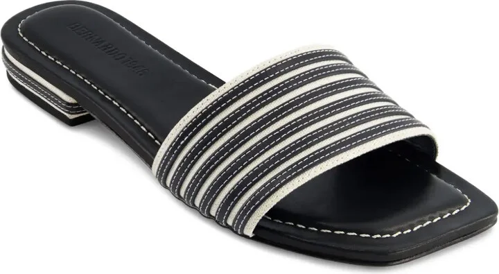 Myko striped flat slide sandals - Image 2