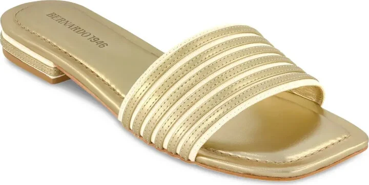 Myko striped metallic sandals - Image 2