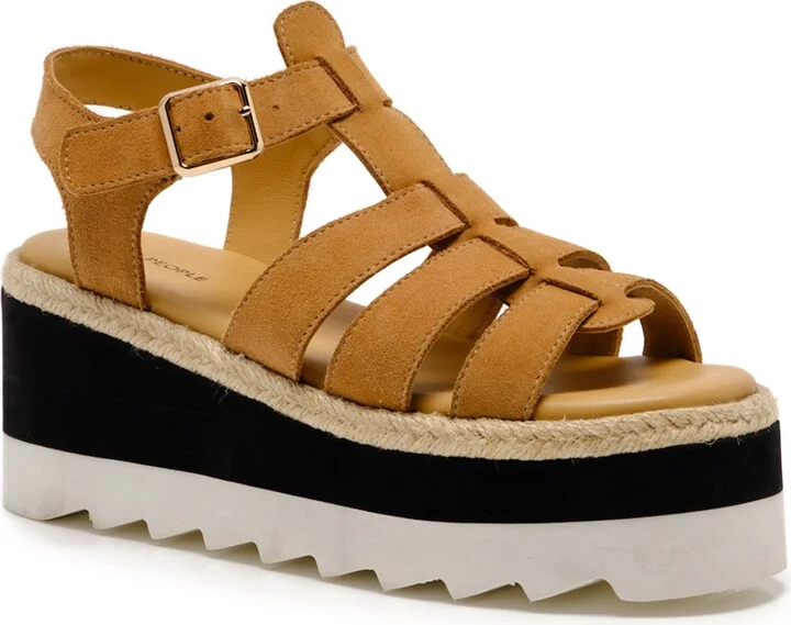 Mykonos Platform Wedge Fisherman Sandal