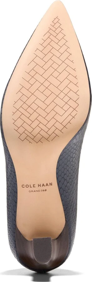 Mylah Snakeskin Embossed Pump - Image 6