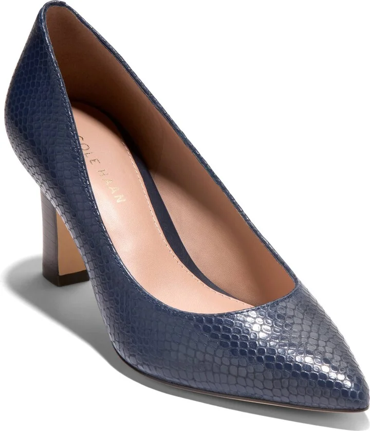 Mylah Snakeskin Embossed Pump