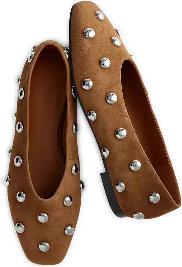 Mylie Stud Embellished Ballet Flat - Image 3