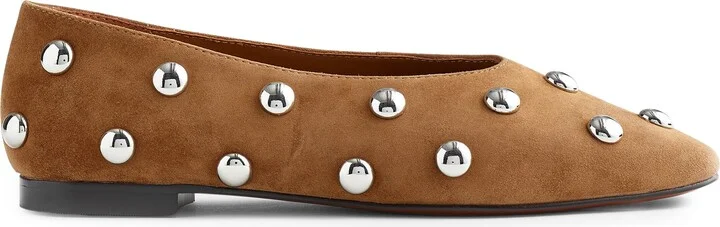 Mylie Stud Embellished Ballet Flat
