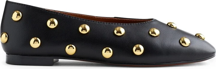 Mylie Stud Embellished Ballet Flat
