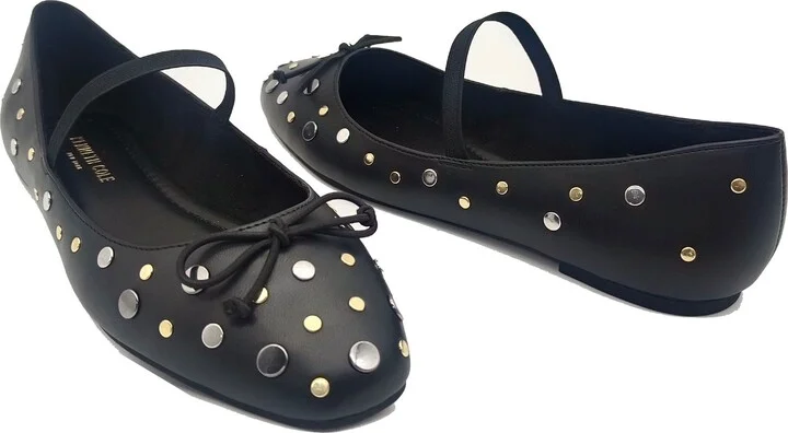 Myra Stud Mary Jane Flat