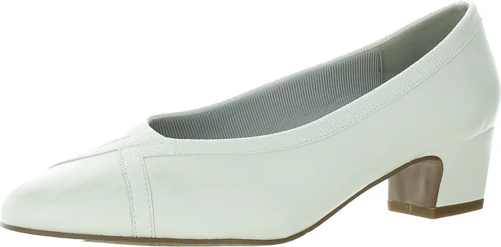 Myrtle Womens Padded Insole Faux Leather Pumps