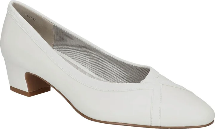 Myrtle Womens Padded Insole Faux Leather Pumps