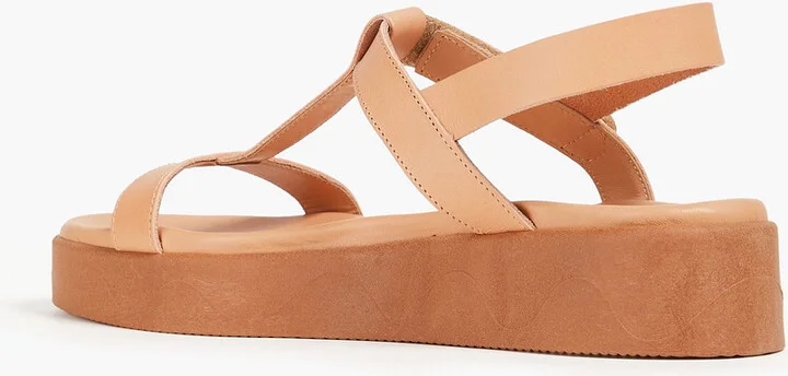 Myrtova leather platform slingback sandals - Image 3