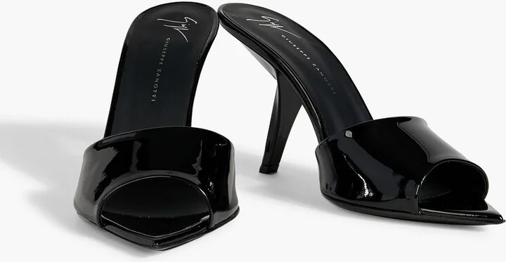 Mystero mirrored-leather mules - Image 5
