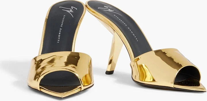 Mystero mirrored-leather mules - Image 8