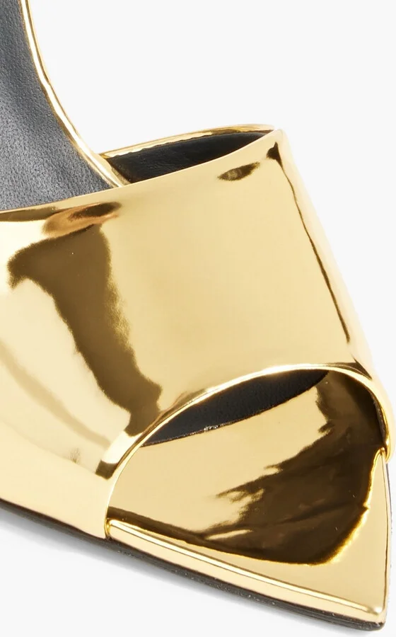 Mystero mirrored-leather mules - Image 10