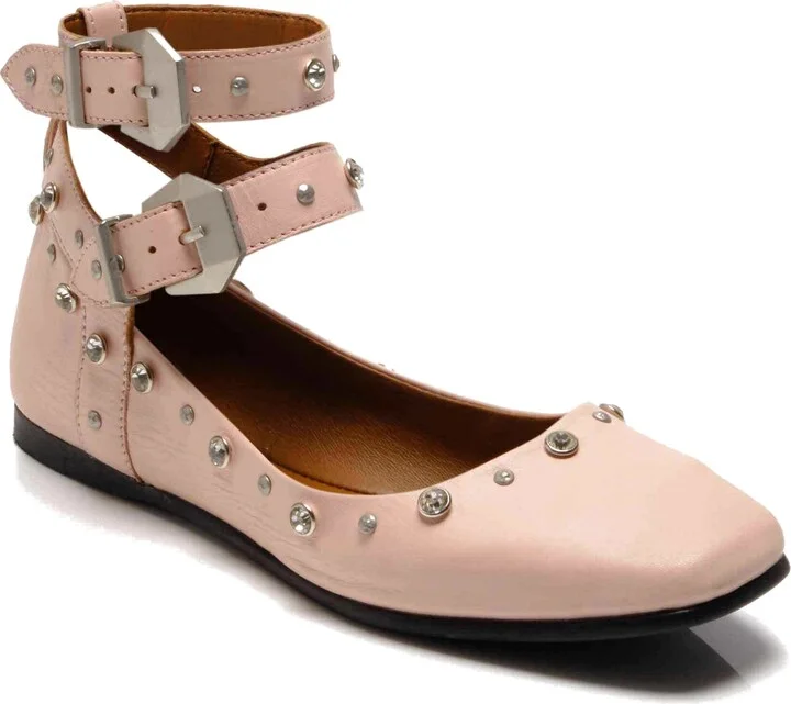 Mystic Diamante Ankle Strap Flat