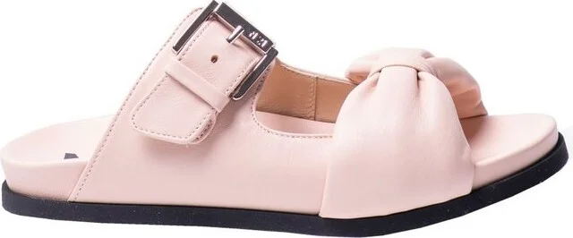 N°21 Bow-Detailed Slip-On Slides