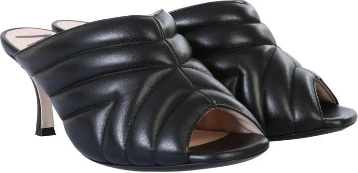 N°21 Chevron Pattern Mules - Image 3