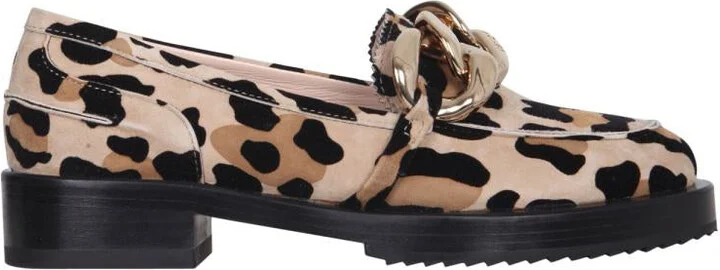 N°21 Moccasins With Oversized Chain