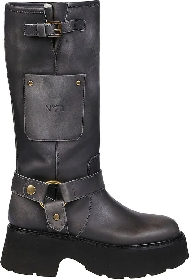 N°21 Platform Knee-High Boots