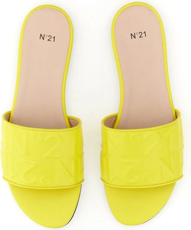 N°21 Slide Sandal With Logo - Image 2