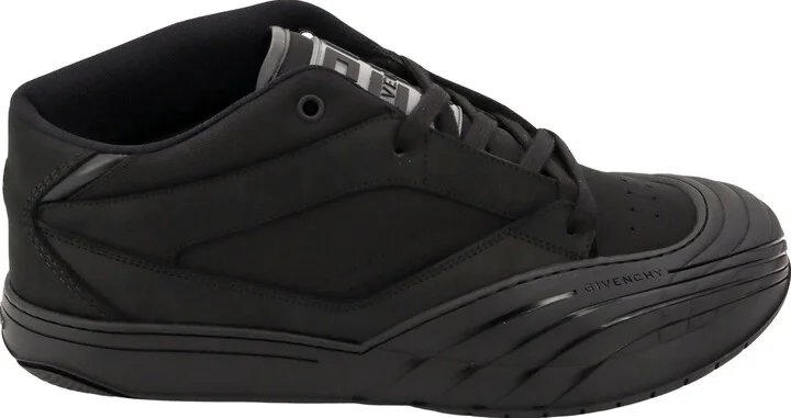 Nabuk And Synthetic Fiber Sneakers