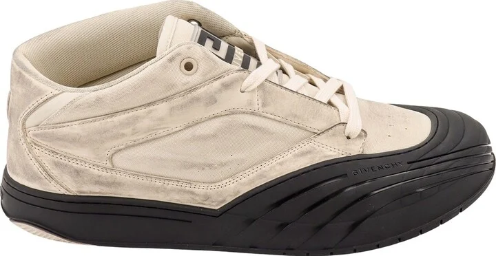 Nabuk And Synthetic Fiber Sneakers