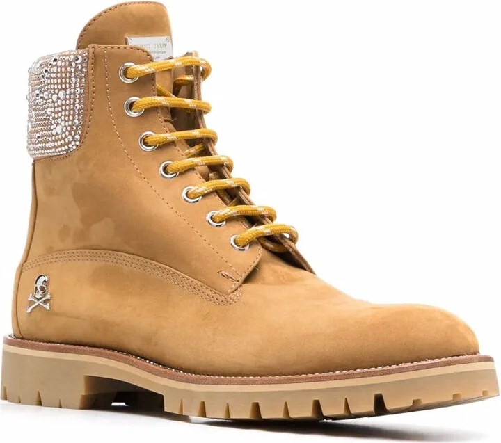 Nabuk Lace-Up Leather Boots - Image 2