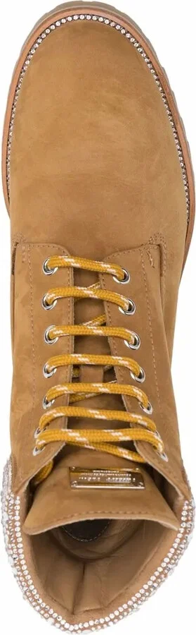 Nabuk Lace-Up Leather Boots - Image 4