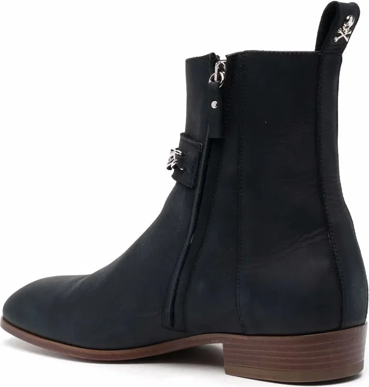 Nabuk leather ankle boots - Image 3
