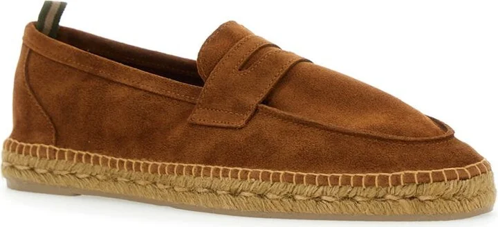 'Nacho' Beige Espadrillas With Penny Slot In Suede Man