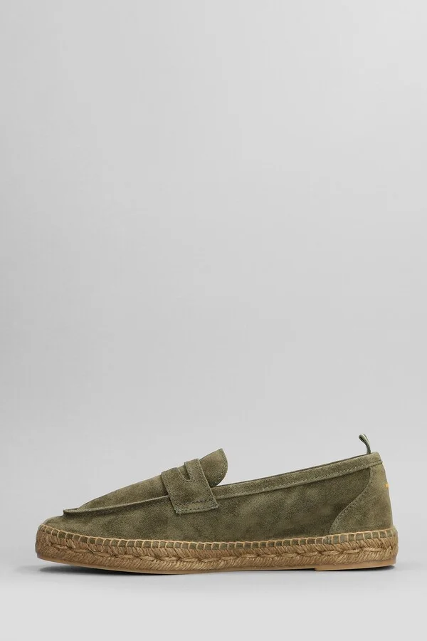 Nacho T-186 Espadrilles In Green Suede - Image 3
