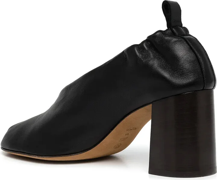 Nadia elasticated leather pumps - Image 3