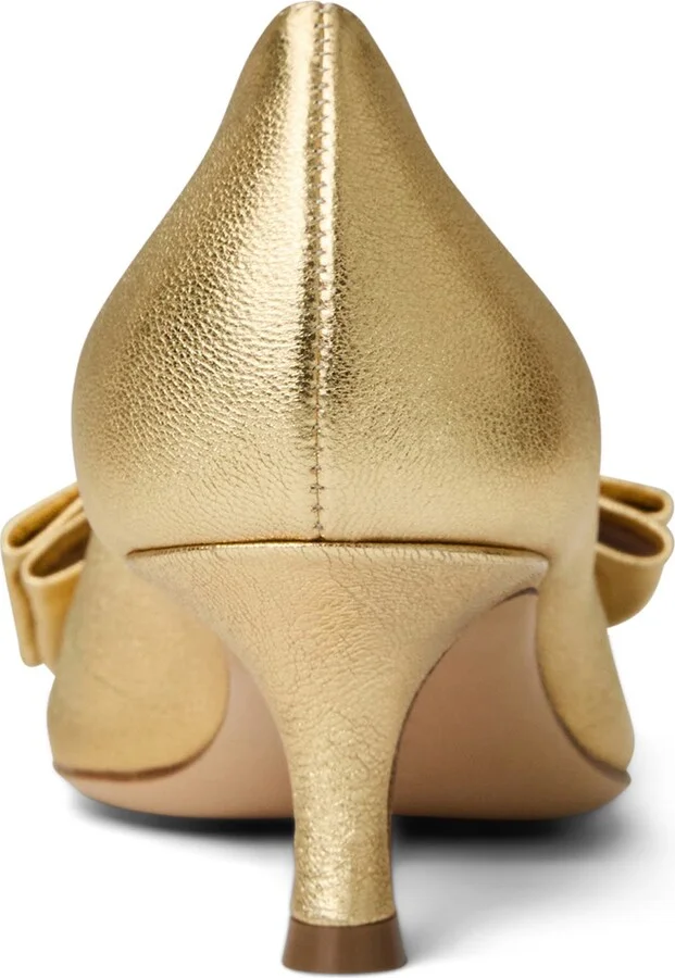 Nadia Pointed Toe Kitten Heel Pump - Image 2