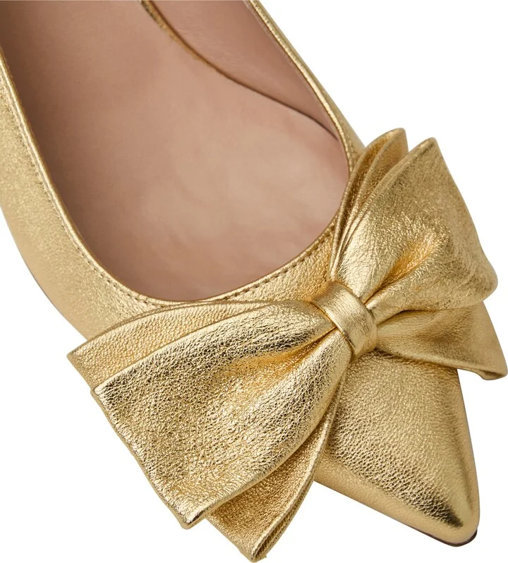 Nadia Pointed Toe Kitten Heel Pump - Image 6